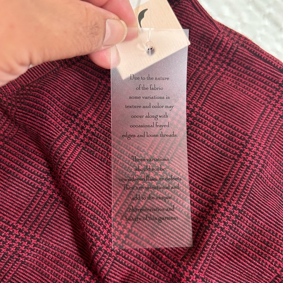 NWT-Nanette Lepore Mock Neck Plaid Dress with Side Panels and Invisible Zipper - Picture 8 of 10